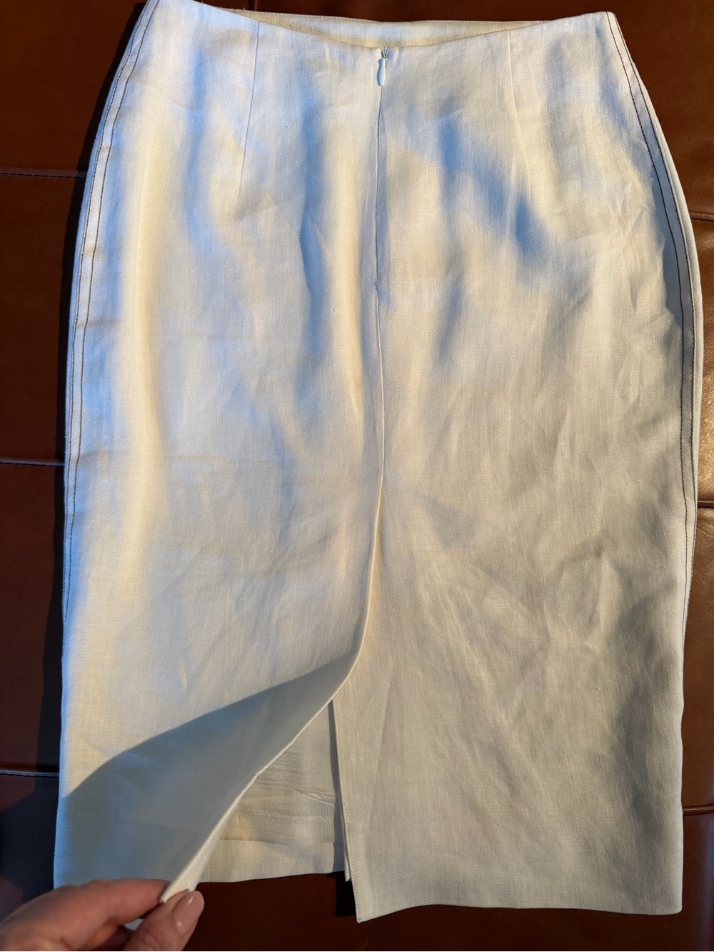 AKRIS Vintage Linen Blazer and Skirt Set - Picture 11 of 12